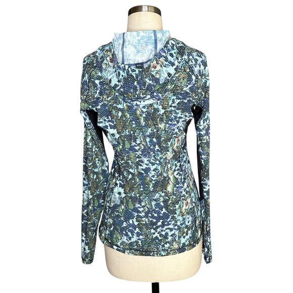 LULULEMON Runbeam Hoodie Floral Sport Women's Pullover Long Sleeve Top - Picture 3 of 8